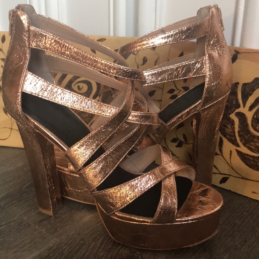 Beautiful Rose Gold Heels